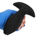 4.52in 5.7in 7.08in Black Bodysafe Ultra-silicone Small Anal Plug Dildo