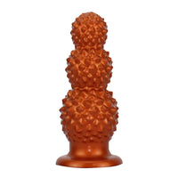 4.52in 6.73in 9.44in Lychee Shape Silicone Soft Butt Plug Dildo Penis Cock Toy