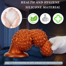 4.52in 6.73in 9.44in Lychee Shape Silicone Soft Butt Plug Dildo Penis Cock Toy