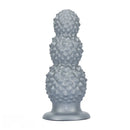 4.52in 6.73in 9.44in Lychee Shape Silicone Soft Butt Plug Dildo Penis Cock Toy