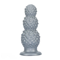 4.52in 6.73in 9.44in Lychee Shape Silicone Soft Butt Plug Dildo Penis Cock Toy