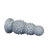 4.52in 6.73in 9.44in Lychee Shape Silicone Soft Butt Plug Dildo Penis Cock Toy