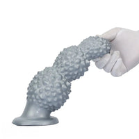 4.52in 6.73in 9.44in Lychee Shape Silicone Soft Butt Plug Dildo Penis Cock Toy