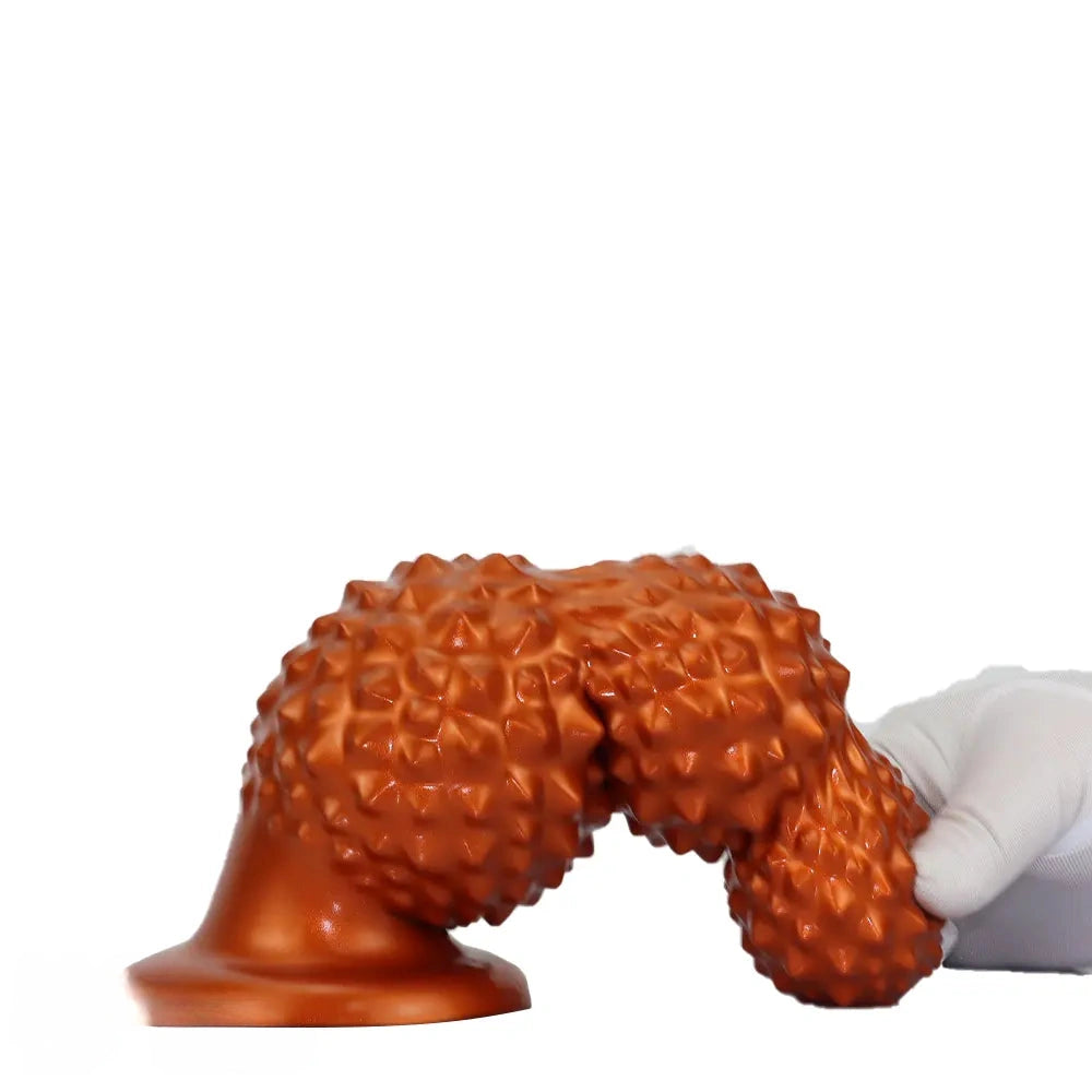 4.52in 6.73in 9.44in Lychee Shape Silicone Soft Butt Plug Dildo Penis Cock Toy