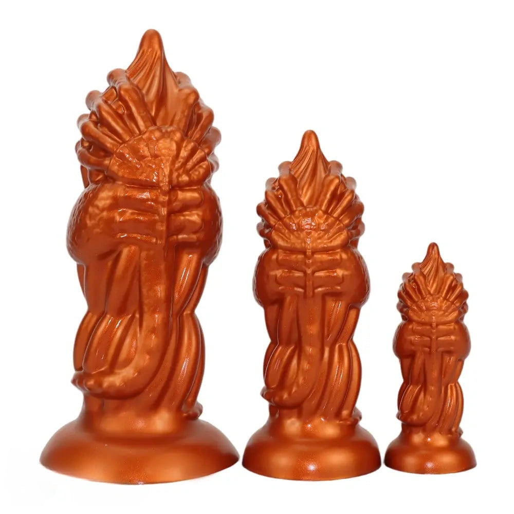 4.52in 6.88in 9.05in Fantasy Monster Butt Plug Dildo Men Women Anal Trainer