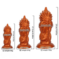 4.52in 6.88in 9.05in Fantasy Monster Butt Plug Dildo Men Women Anal Trainer