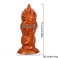 4.52in 6.88in 9.05in Fantasy Monster Butt Plug Dildo Men Women Anal Trainer