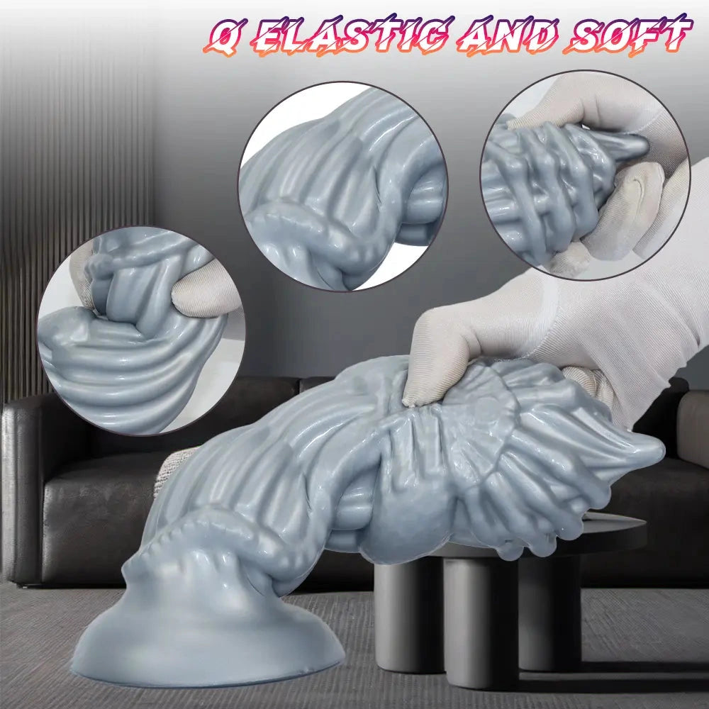 4.52in 6.88in 9.05in Fantasy Monster Butt Plug Dildo Men Women Anal Trainer