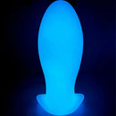4.52in-8.66in Luminous Soft Luminous Glowing Dildo Anal Plug