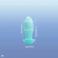4.52in-8.66in Luminous Soft Luminous Glowing Dildo Anal Plug