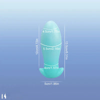4.52in-8.66in Luminous Soft Luminous Glowing Dildo Anal Plug