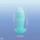 4.52in-8.66in Luminous Soft Luminous Glowing Dildo Anal Plug