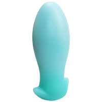 4.52in-8.66in Luminous Soft Luminous Glowing Dildo Anal Plug