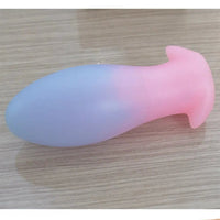 4.52in-8.66in Luminous Soft Luminous Glowing Dildo Anal Plug