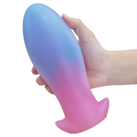 4.52in-8.66in Luminous Soft Luminous Glowing Dildo Anal Plug