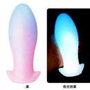 4.52in-8.66in Luminous Soft Luminous Glowing Dildo Anal Plug