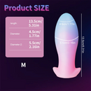 4.52in-8.66in Luminous Soft Luminous Glowing Dildo Anal Plug