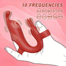 4.52in Rabbit Finger Stimulator 10 Vibration G-spot Mini Nipple Dildo