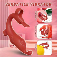 4.52in Rabbit Finger Stimulator 10 Vibration G-spot Mini Nipple Dildo