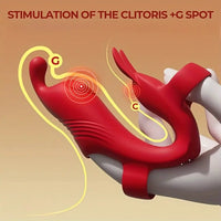 4.52in Rabbit Finger Stimulator 10 Vibration G-spot Mini Nipple Dildo