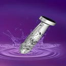 4.52in Stainless Steel Vibrating App Remote Control Dildo For Women Men