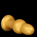4.53in 5.12in 6.1in 7.48in Silicone Gold Calabash Brothers Alien Dildo