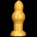 4.53in 5.12in 6.1in 7.48in Silicone Gold Calabash Brothers Alien Dildo