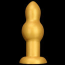 4.53in 5.12in 6.1in 7.48in Silicone Gold Calabash Brothers Alien Dildo
