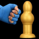 4.53in 5.12in 6.1in 7.48in Silicone Gold Calabash Brothers Alien Dildo
