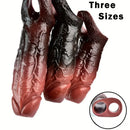 4.53in 5.24in 6.02in Silicone Soft Dildo Sleeve For Cock Enlargement
