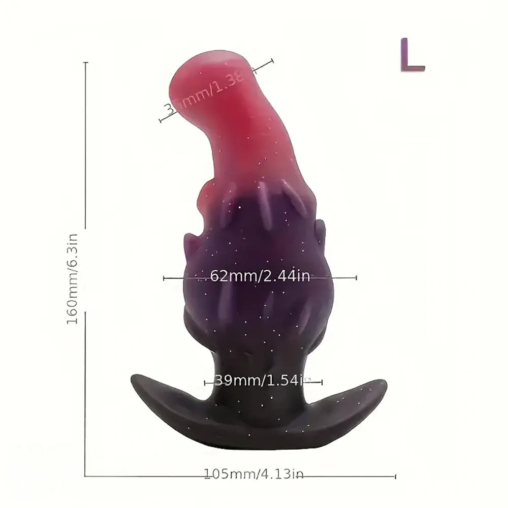 4.53in 5.31in 6.3in Monster Silicone Soft Small Dildo G-spot Prostate Play