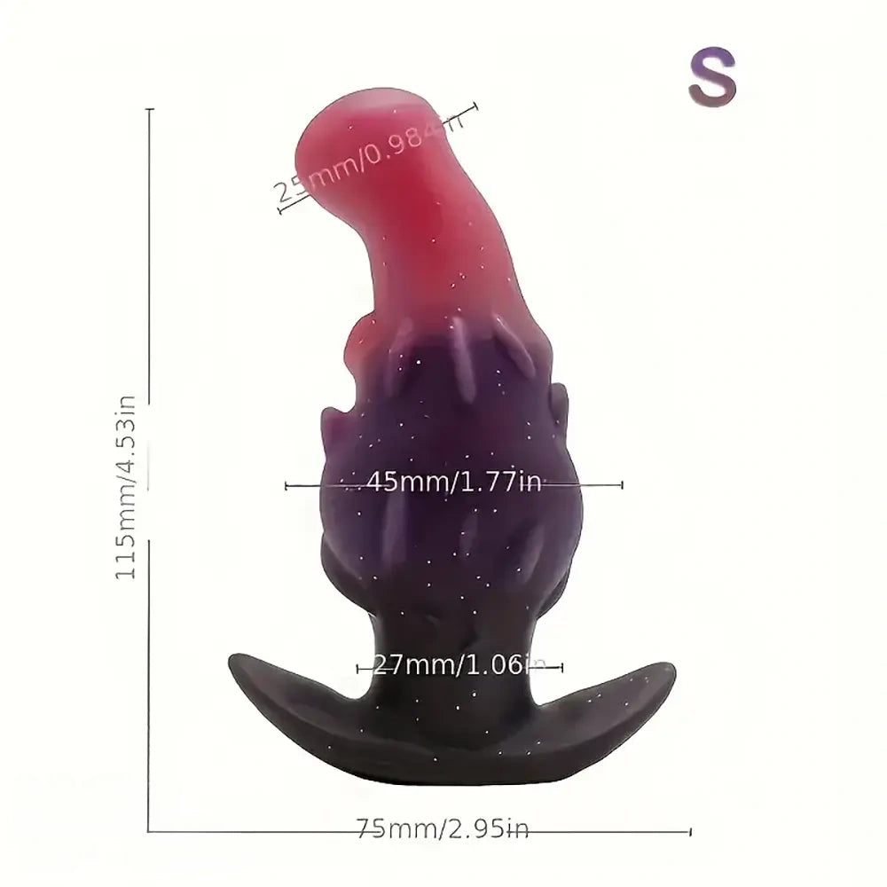 4.53in 5.31in 6.3in Monster Silicone Soft Small Dildo G-spot Prostate Play