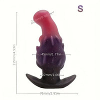 4.53in 5.31in 6.3in Monster Silicone Soft Small Dildo G-spot Prostate Play