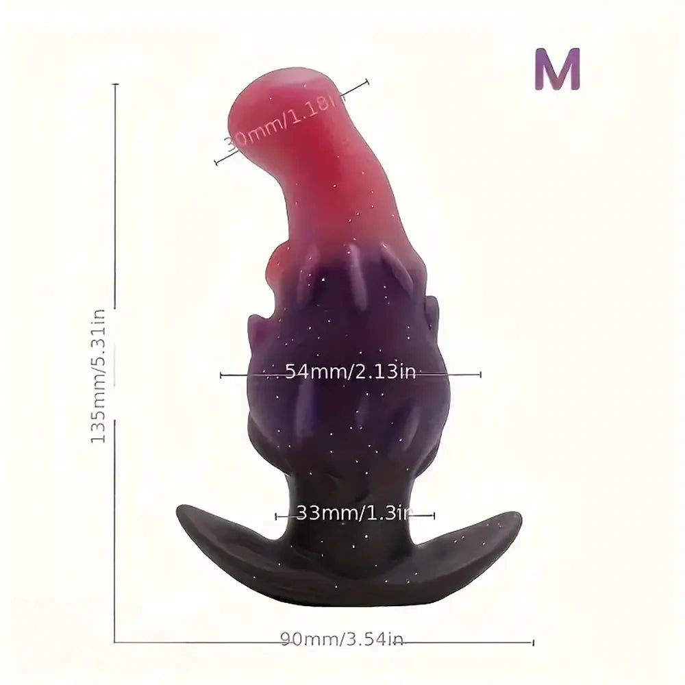 4.53in 5.31in 6.3in Monster Silicone Soft Small Dildo G-spot Prostate Play