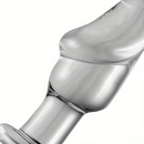 4.53in Clear Elegant Glass Crystal Dildo For Female Male With Base