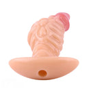 4.53in Fox Tail Wear Anchor Silicone Odd Dildo Butt Plug For BDSM Play