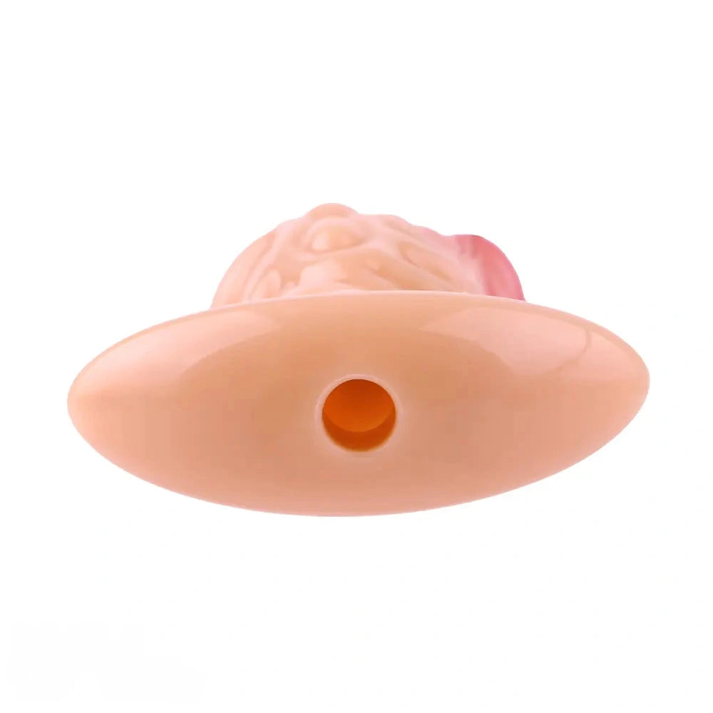 4.53in Fox Tail Wear Anchor Silicone Odd Dildo Butt Plug For BDSM Play