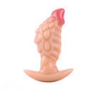 4.53in Fox Tail Wear Anchor Silicone Odd Dildo Butt Plug For BDSM Play