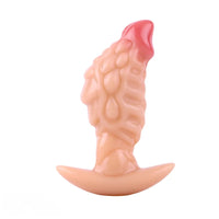 4.53in Fox Tail Wear Anchor Silicone Odd Dildo Butt Plug For BDSM Play