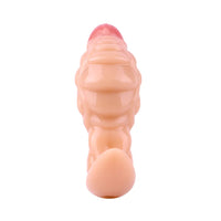 4.53in Fox Tail Wear Anchor Silicone Odd Dildo Butt Plug For BDSM Play