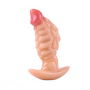 4.53in Fox Tail Wear Anchor Silicone Odd Dildo Butt Plug For BDSM Play