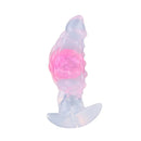 4.53in Fox Tail Wear Anchor Silicone Odd Dildo Butt Plug For BDSM Play