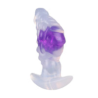 4.53in Fox Tail Wear Anchor Silicone Odd Dildo Butt Plug For BDSM Play