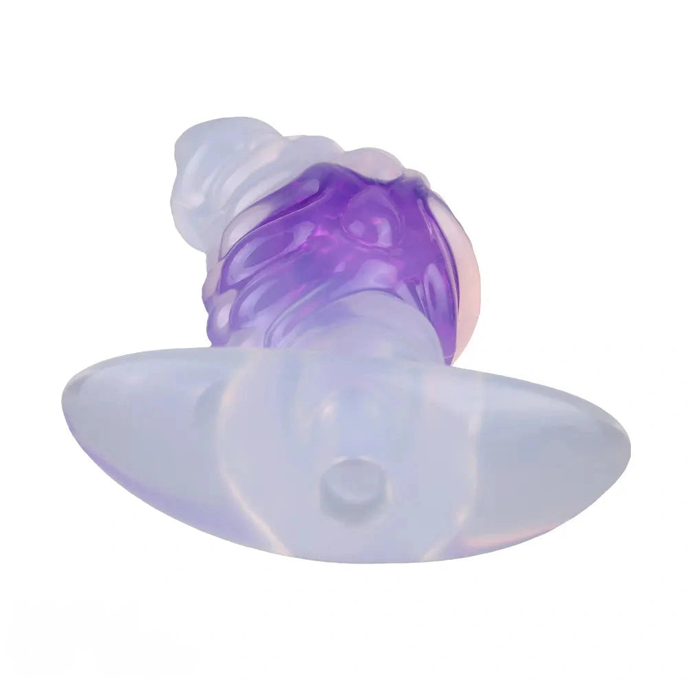 4.53in Fox Tail Wear Anchor Silicone Odd Dildo Butt Plug For BDSM Play