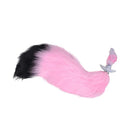 4.53in Fox Tail Wear Anchor Silicone Odd Dildo Butt Plug For BDSM Play