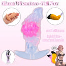 4.53in Fox Tail Wear Anchor Silicone Odd Dildo Butt Plug For BDSM Play