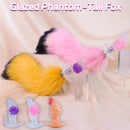 4.53in Fox Tail Wear Anchor Silicone Odd Dildo Butt Plug For BDSM Play