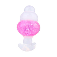 4.53in Luminous Silicone Anal Beads Dildo Anal Love Toy For Women