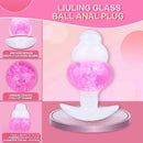 4.53in Luminous Silicone Anal Beads Dildo Anal Love Toy For Women