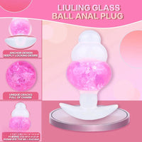 4.53in Luminous Silicone Anal Beads Dildo Anal Love Toy For Women